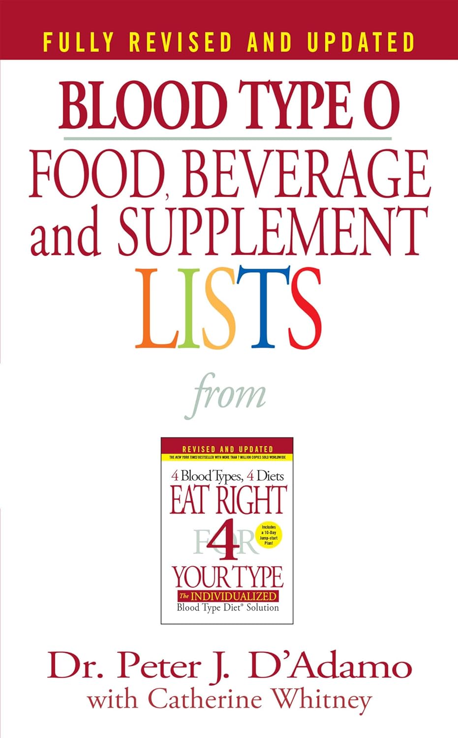 Blood Type O Lists by C. Whitney | Eat Right 4 Your Type